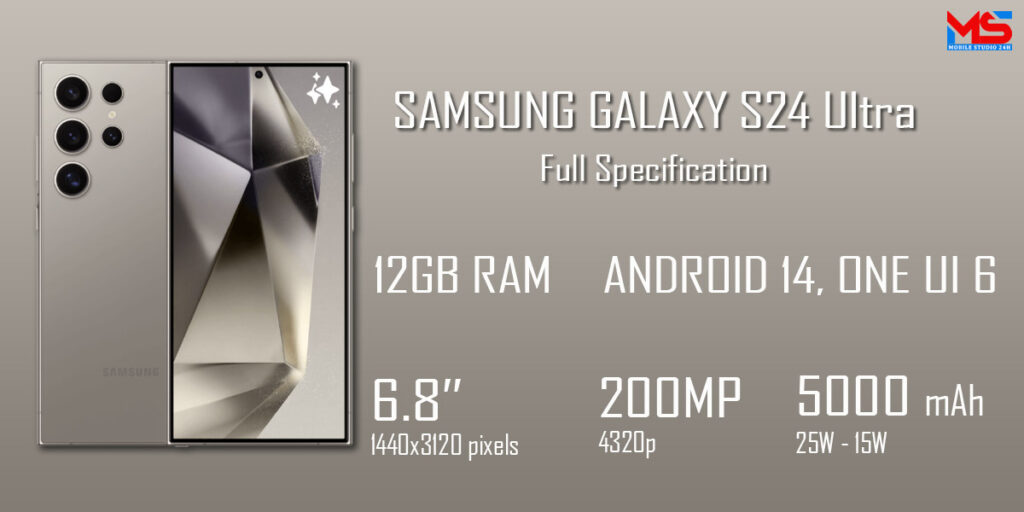 Samsung Galaxy S24 Ultra - Mobile Studio 24h - 1200x600