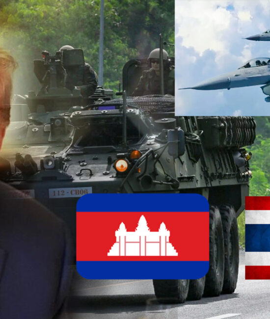 President Trump just said he is Currently working to stop the war between Cambodia and Thailand
