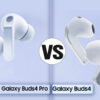 Samsung Galaxy Buds 4 vs Buds 4 Pro