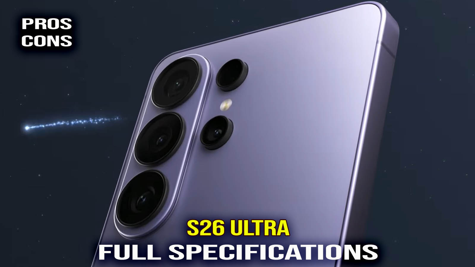 Samsung Galaxy S26 Ultra Specifications