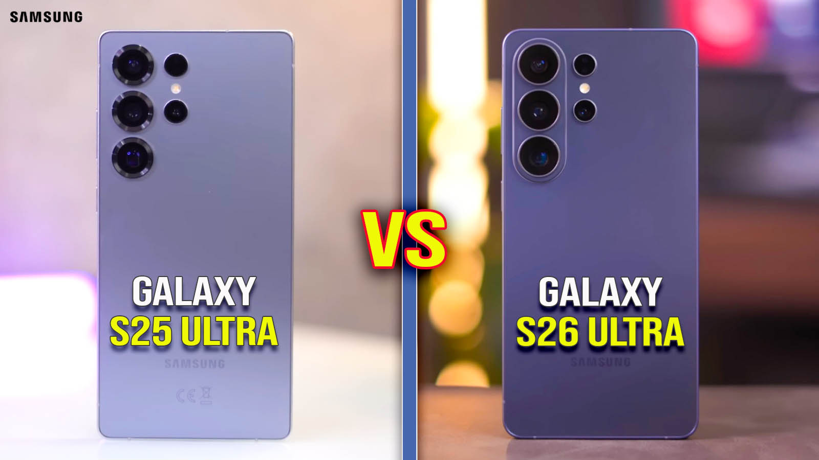 Samsung Galaxy S26 Ultra vs S25 Ultra