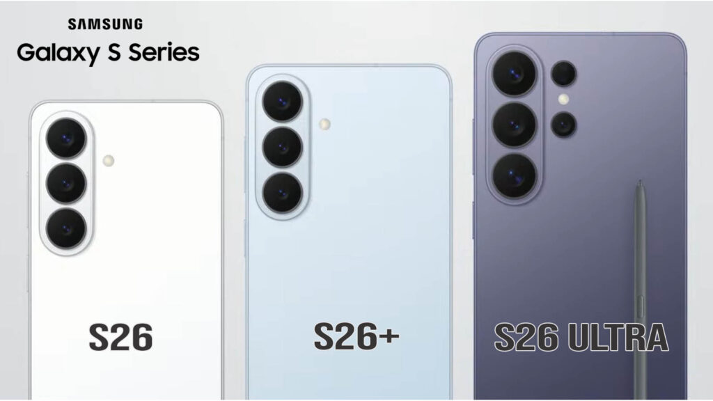 Samsung galaxy S26 Comparisons - S26-s26plus-s26ultra