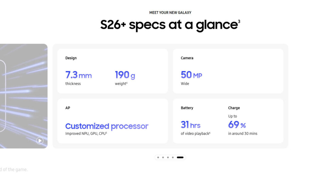 Samsung galaxy S26 Plus