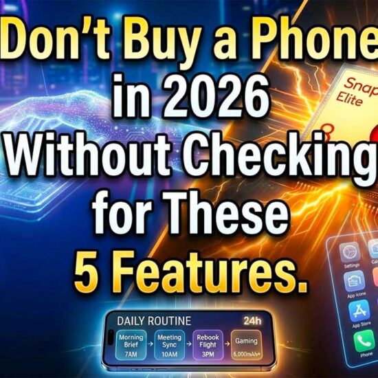 Don't Buy a Phone in 2026 Without Checking for These 5 Features