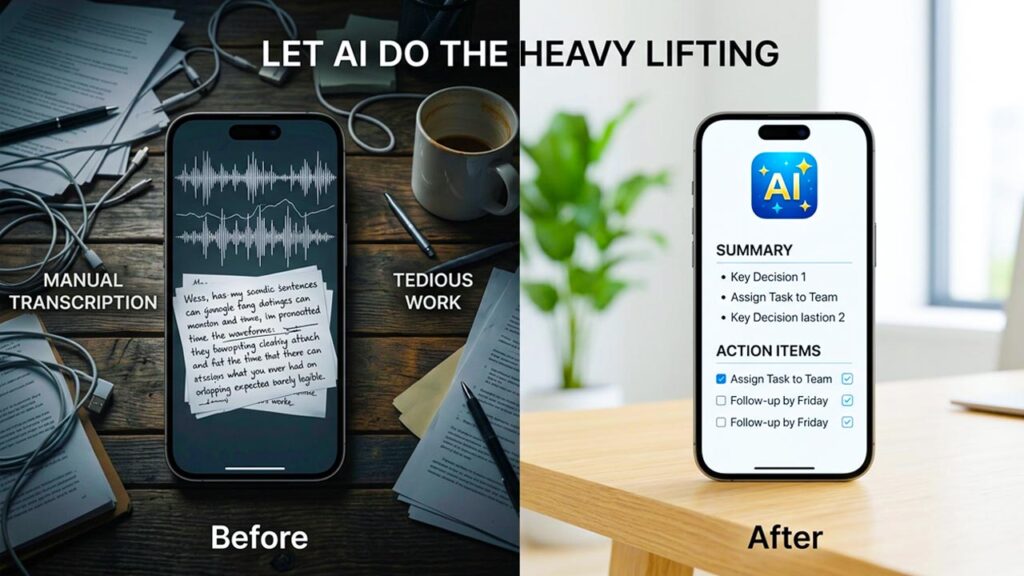 How to Use Built-In AI to Turn Hours of Audio Into Instant Notes