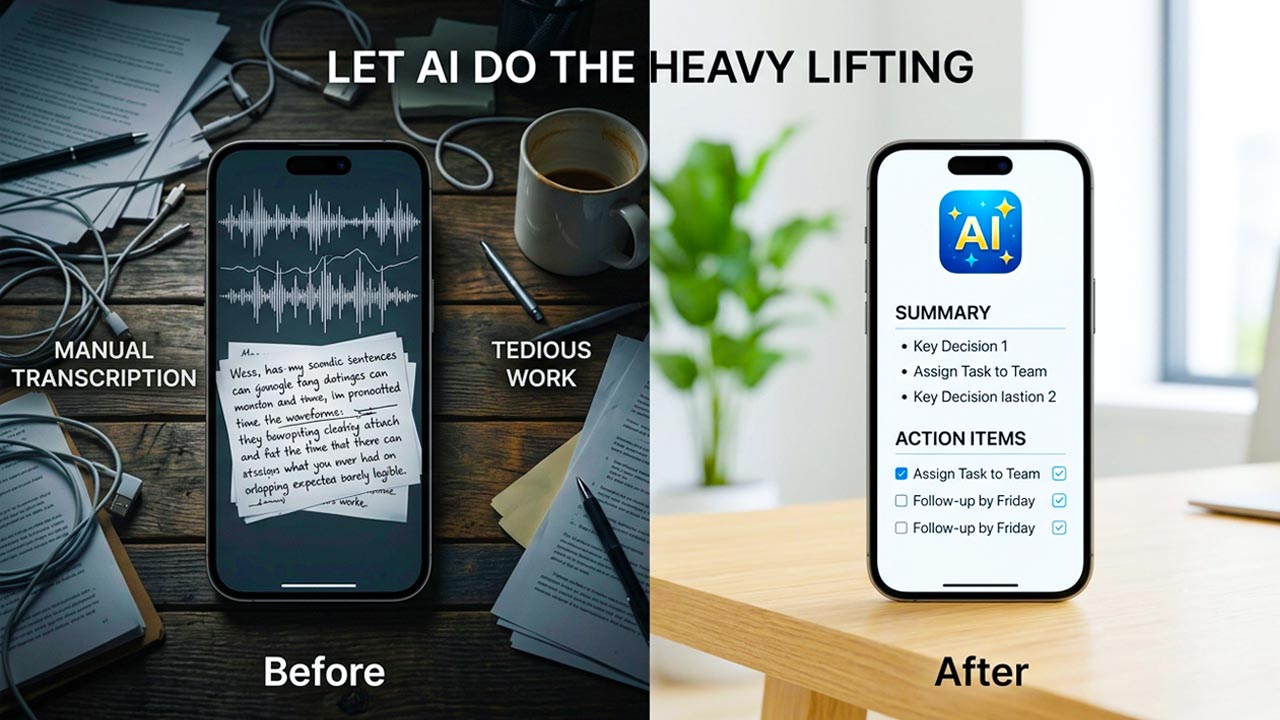 How to Use Built-In AI to Turn Hours of Audio Into Instant Notes