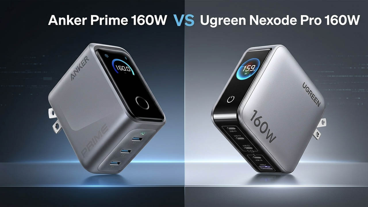 Anker Prime 160W VS Ugreen Nexode Pro 160W