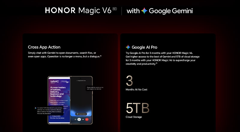 Honor Magic V6 ai